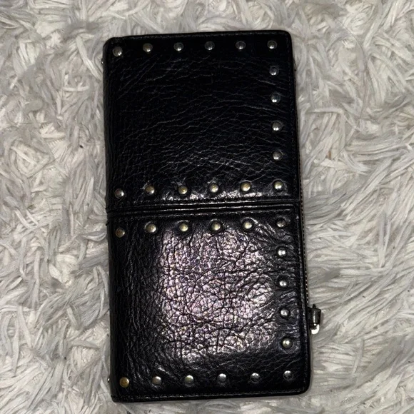 Michael Kors Black Studded purse w/matching wallet vintage MK. Comes w/dust bag - Picture 15 of 16
